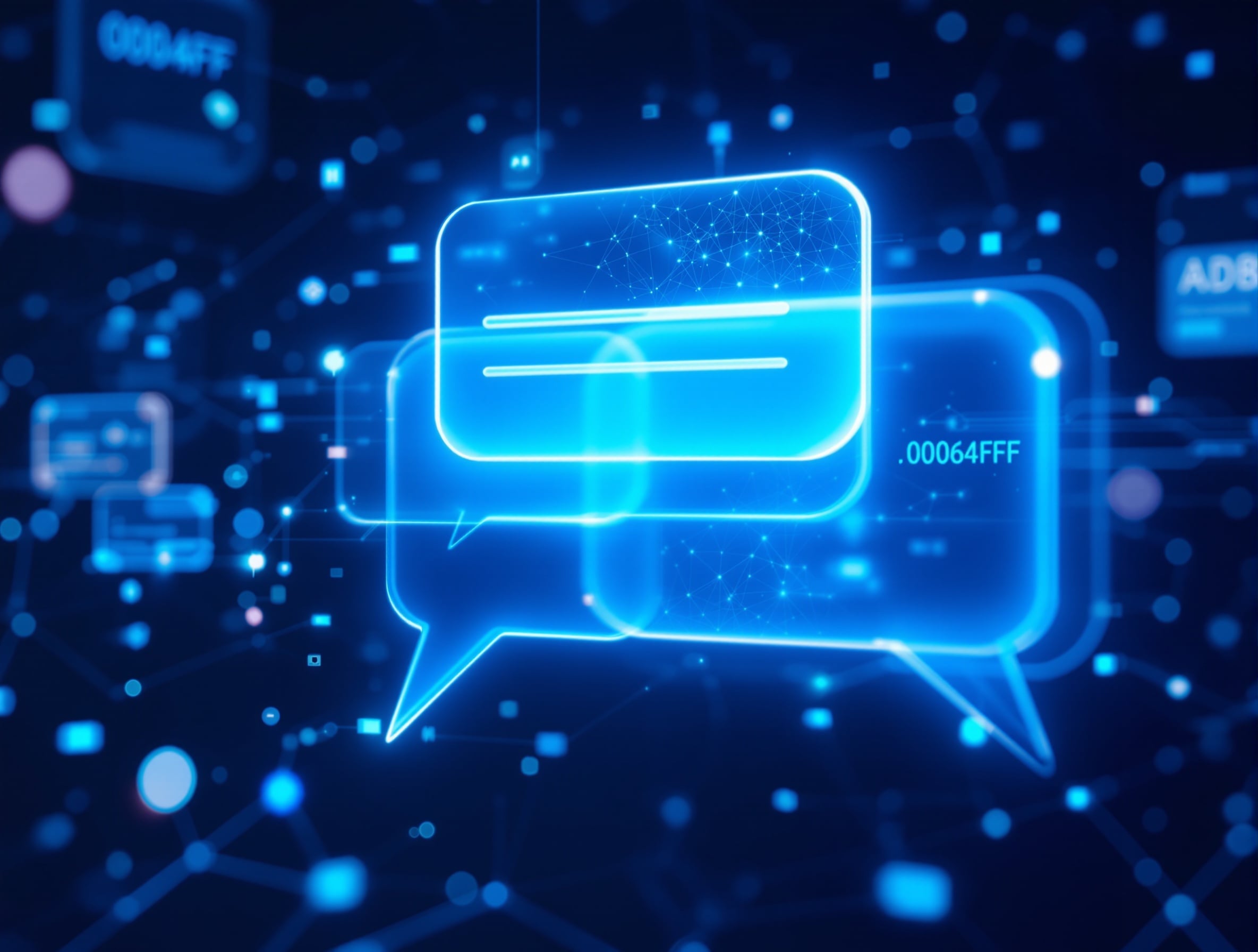 AI chatbot interface with intelligent conversation flow and lead qualification